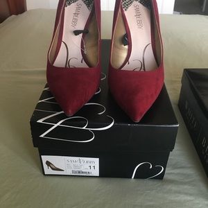 Sam & Libby Red Pumps women’s size 11